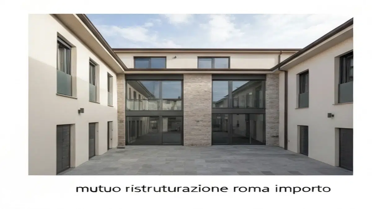 Mutuo Ristrutturazione Roma: Importo Massimo e Tassi 2026
